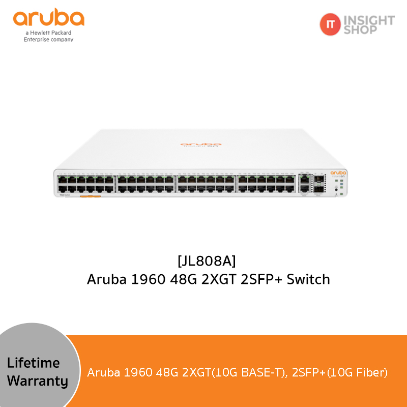 Aruba Instant On 1960 48G 2XGT 2SFP+ Switch (JL808A)