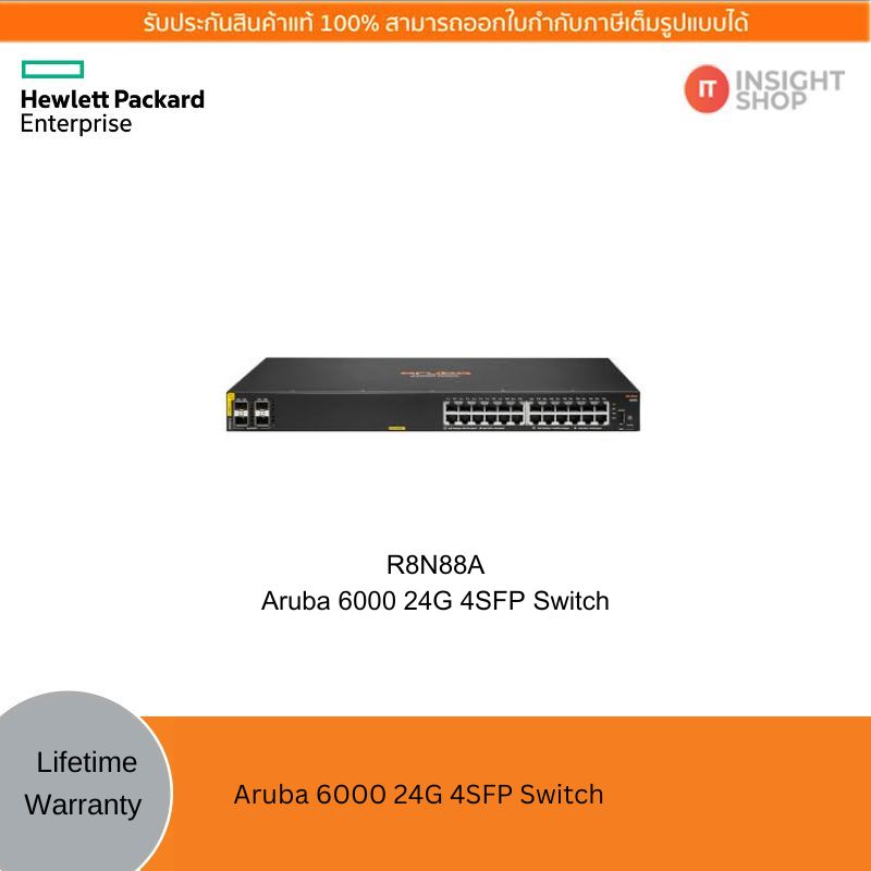 [R8N88A] Aruba 6000 24G, 4SFP(1G) Switch