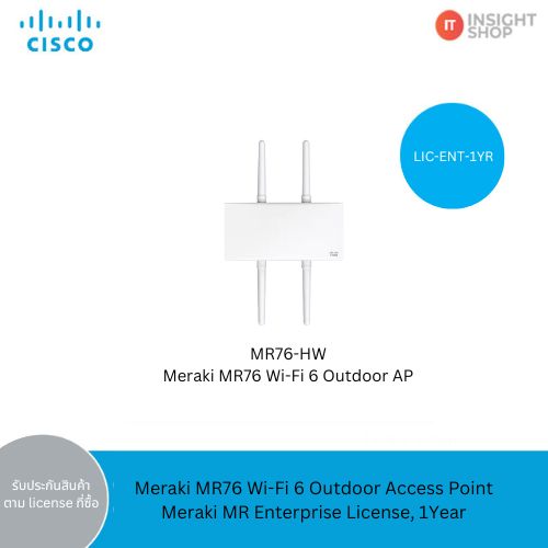 Meraki MR76-HW + Enterprise License 1YR