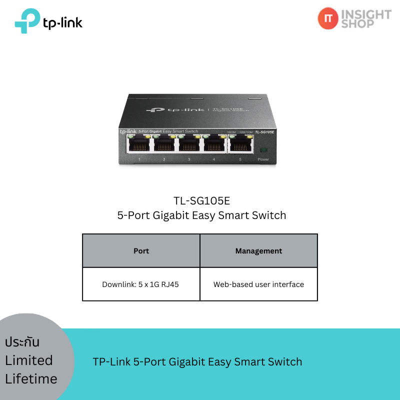 TP-Link 5-Port Gigabit Easy Smart Switch